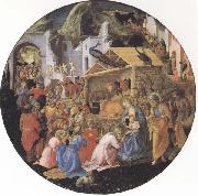 Sandro Botticelli Filippo Lippi,Adoration of the Magi USA oil painting reproduction